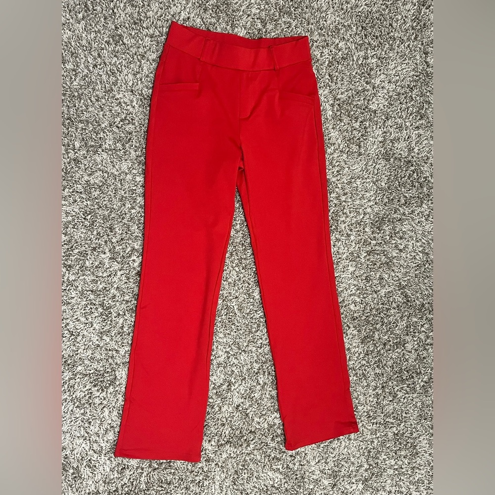 New Mix Vibrant Red Pants Size Medium